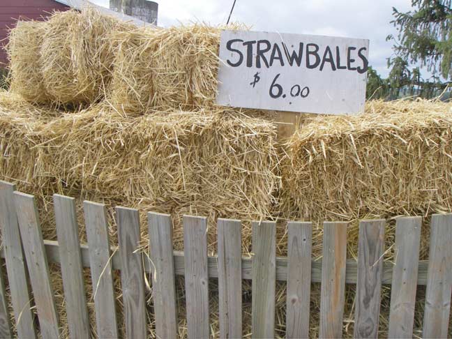 straw bales