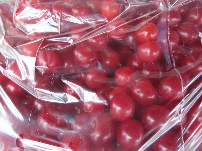 bagged cherries