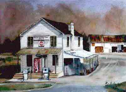 Pooles Store Painting